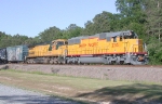 UP SB freight heading toward Monroe